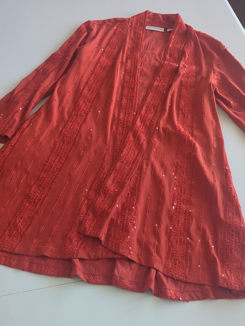 Susan Graver Red Women's Jacket